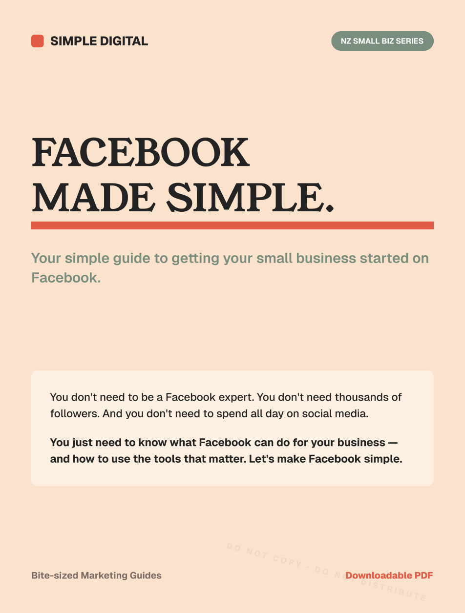 Facebook Made Simple  — page 1 preview